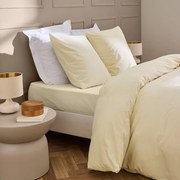 Cearceaf fildeș 160x200 cm Linella – douceur d'intérieur