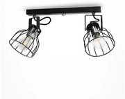 Lampa spot AUSTIN 2xE27/60W/230V negru