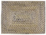 Rattan placemats, VAN DER LEEDEN 1915, 38 x 28 cm