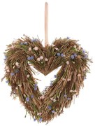 Decorațiune suspendată Inimă din lavandă uscată,24 x 24 x 6 cm