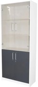 Office Alb/Gri Vitrina 800