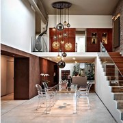 Lustra casa scarii cu 14 pendule Dark XL H500