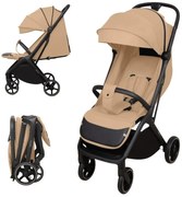 Carucior sport compact cu pliere automata recomandat de la nastere pana la 22 kg  Kidizi Nairo Bej, 7,9 kg