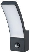 Aplica LED cu senzor de miscare pentru iluminat exterior IP44 Palanga antracit, alb