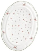 Tavă din porțelan Brandani Nonna Rosa, alb