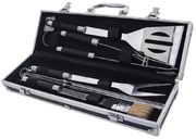 Set 8 unelte pentru grătar din inox cu servietă (husă) Orion Grill