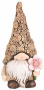 Decorațiuni de grădină Elf floare, 11 x 9 x 21 cm,poliresină