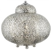 Veioza / Lampa de masa design decorativ Fretwork EU8221-1SS SRT