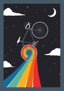 Ilustrație cycling to the moon, martinwimmer