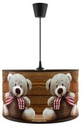 Lustră pe cablu pentru copii BEARS 1xE27/60W/230V