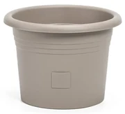 Plastia Ghiveci cu auto-irigare Narza diametru 35cm, taupe, diam. 35 cm