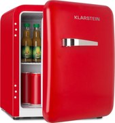 Klarstein Audrey Mini, frigider retro, 48 l, 2 compartimente, eficiență energetică clasa F