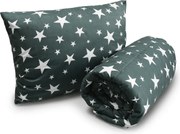Set pilota pentru toate anotimpurile 140x200 cm din fibra siliconica cu perna 70x90 cm DREAM STAR