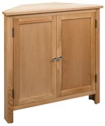 vidaXL Dulap de colț, 80 x 33,5 x 78 cm, lemn masiv de stejar