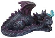 Statueta dragon cu fluturas Butterfly Rest 19 cm