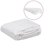 vidaXL Copertină de rezervă pentru seră (36 m²), transparent, 3x12x2 m