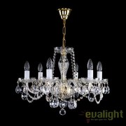 Candelabru elegant cu 6 brate Cristal Bohemia Exclusive ELSA VI. CE