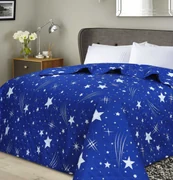 Cuvertura de pat NOCTI OBLOHA DIAMOND, albastru Dimensiune: 220 x 240 cm
