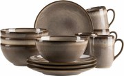 Mäser Set de vase pentru micul dejun 12 piese SMOKY'S – maro