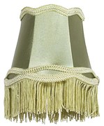 Abajur din stofă verde 12 cm - Granny