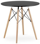 OFERTA Masa de sufragerie neagra OSLO 80x80 II. calitate