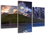 Tablou cu lac și munți (90x60 cm)