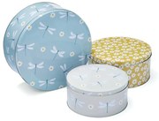 Recipiente 3 buc. din oțel pentru prăjituri English Meadow – Cooksmart ®