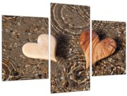 Tablou - Inimile din lemn (90x60 cm)