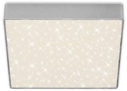 Plafonieră LED Briloner 7077-414 STAR SKY LED/21W/230V 21x21 cm argintiu