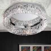 Lustra aplicata cristal SchÃ¶ler design modern de lux Ring 60cm chrome plated