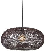 Lustra/Pendul Eco, Ratan, Arizona visiniu, L