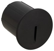 Spot LED incastrabil scari / perete exterior IP54 Lock negru