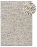 Covor crem țesut manual din amestesc de lână 160x230 cm Minerals – Flair Rugs