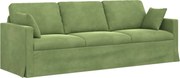 vidaXL Canapea Verde deschis 228 x 78 x 80 cm Catifea