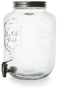 Recipient de sticlă Banquet WALT cu robinet, 8 l,