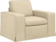 vidaXL Canapea Crem 103 x 80 x 82 cm țesătură