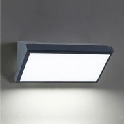 Brilagi-LED TRIANGLE - aplică de perete pentru exterior RGBW, 1xE27/15W/230V, antracit, IP65