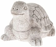 Decor de grădină Țestoasă, beton, 11,5 x 7,5 x 8,5 cm, gri
