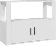 vidaXL Servantă, alb, 80x30x60 cm, lemn prelucrat