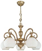 Candelabru din alama cu 5 brate design italian 8500