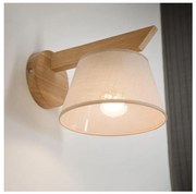 Aplică Brilagi ANTHONY 1xE14/40W/230V stejar/bej