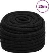 vidaXL Frânghie de lucru, negru, 20 mm, 25 m, poliester