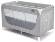 Patut pliant voiaj ultraportabil pentru copii   Pisolino  , usor de transportat, ideal pentru calatorii, material rezistent cu protectii laterale si saltea inclusa, Gri