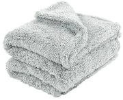 Pătură de pluș Tiseco Home Studio Teddy, 130 x 170 cm, gri