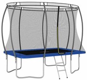 vidaXL Set trambulină dreptunghiulară, 274 x 183 x 76 cm, 150 kg