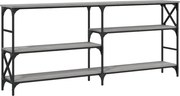 vidaXL Măsuță consolă, gri sonoma, 180x29x76,5 cm, lemn prelucrat