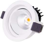Spot LED directionabil, incastrabil tavan fals / plafon IP32 HIDEN alb H0109 MX