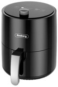 Friteuza cu aer cald AirFryer Rosberg R51980Y, 1200 W, 2.5 L, Timer, Pana la 200°C, Negru