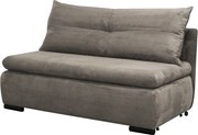 Fotoliu extensibil, gri-bej Taupe, KENY 2R