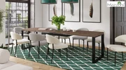 MAZZONI EXPORT IRIS Bej nisip (material Victoria A80) - SCAUN MODERN TAPIȚAT PENTRU SALON/SUFRAGERIE LOFT